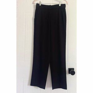 DKNY Black Silky Tapered Pants -- US S